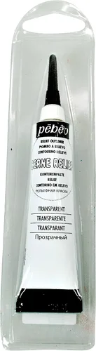 Vista 14 de Pebeo Vitrail, Pintura Dimensional para Contorno en Relieve, Tubo de 20 ml con Boquilla - Negro, 0.68 Oz Líquidas (Paquete de 1)