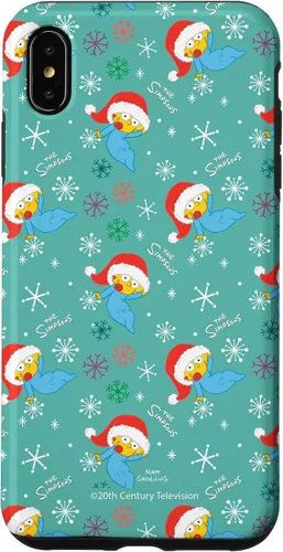 Vista 7 de iPhone 14 The Simpsons Maggie Simpson Santa Hat Christmas Holiday Case