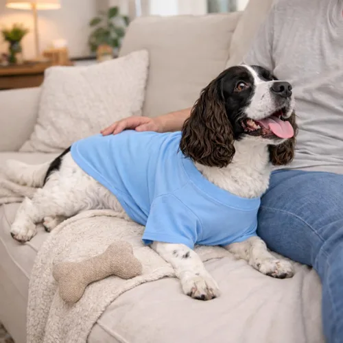 Vista 16 de Lovelonglong 2019 - Ropa para mascotas, Disfraces para Perro, Ropa Camisetas en blanco para Perros Grande Medianos Pequeños 100% Algodón 18