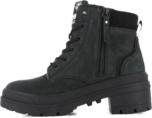 Vista 4 de Palladium Botines clásicos para mujer Negro
