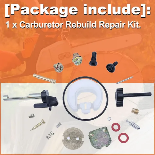 Vista 2 de Reparación de reconstrucción de carburador Carb Carby para Honda GX390 13HP GX 390 piezas de recortadores, kit de reparación de reconstrucción