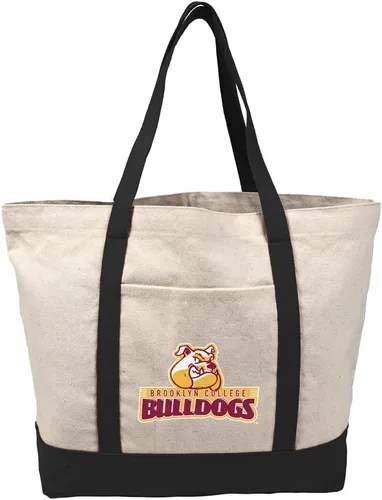 Vista 167 de Campus Lab Bolsa de lona con logotipo primario colegiado con bolsillo externo, bolsa de hombro reutilizable para ir de compras, playa Águilas A&m