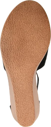 Vista 4 de Brinley Co. Kealy Comfort - Suela para mujer con correa de tobillo y corte central
