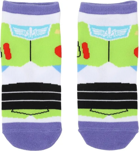 Vista 6 de Disney Pixar - Calcetines casuales de 5 pares para adultos, Multi colorido