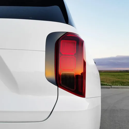 Vista 4 de SlickMod Revestimiento de vinilo opaco cromado para Hyundai Palisade 2020-2023 (negro brillante)