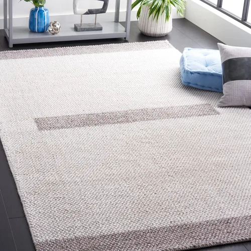 Vista 12 de SAFAVIEH Natura Collection - Alfombra de pasillo, 2 pies 3 pulgadas x 8 pies, negro y marfil, tejido plano hecho a mano de lana moderna a rayas
