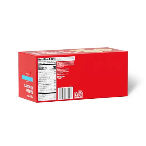 Vista 4 de Amazon Saver, Crackers Saltinas, 16 Oz (Anteriormente Amazon Fresh, El Empaque Puede Variar)