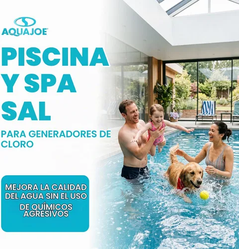Vista 2 de Aqua Joe Generadores de cloro salado para piscina y spa, 40 libras, paquete de 2, AJ-PS40