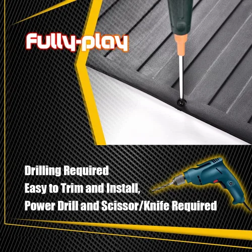 Vista 4 de PIT66 Protector de alfombrilla para puerta trasera de camioneta resistente, ajuste universal para todas las camionetas, forro de goma extra grueso