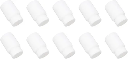 Vista 2 de Othmro Botellas de reactivo químico de laboratorio de plástico PE 10pcs, 2.0 fl oz/2.03oz boca ancha 25mmID muestra redonda contenedor