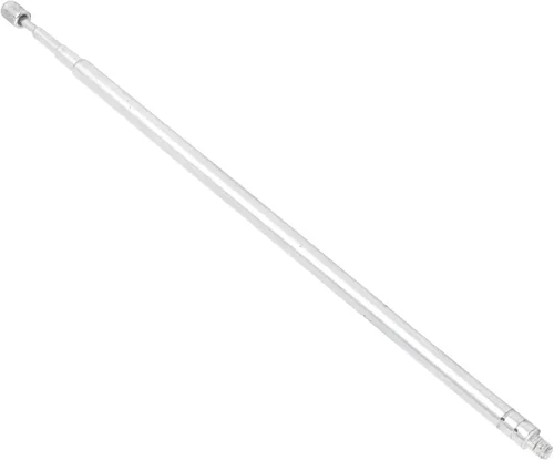 Vista 3 de uxcell Antena telescópica de 4 secciones de 16.9 in para TV RC Controller FM AM Radio, antena telescópica universal de repuesto para radio, TV