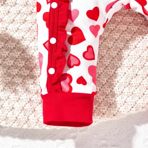 Vista 5 de Aalizzwell Mameluco para bebé niña, ropa de otoño e invierno con accesorios