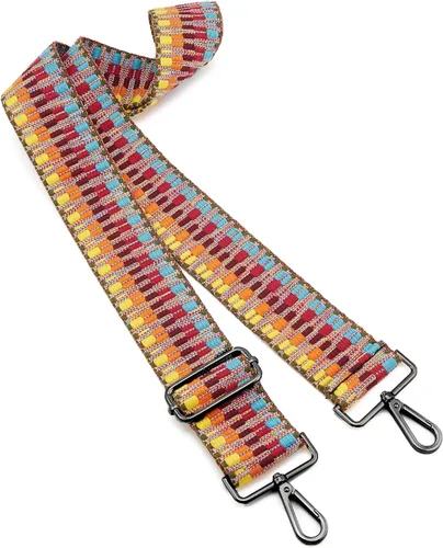 Vista 153 de ZOOEASS Hebillas de níquel Correa ancha para el hombro ajustable de repuesto para cinturón de pistola, hebilla de guitarra estilo bandolera
