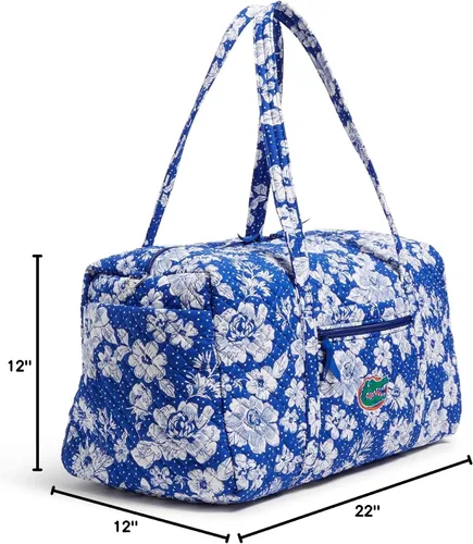 Vista 4 de Vera Bradley Women's Collegiate Large Travel Duffle Bag (Multiple Teams Available), Cotton