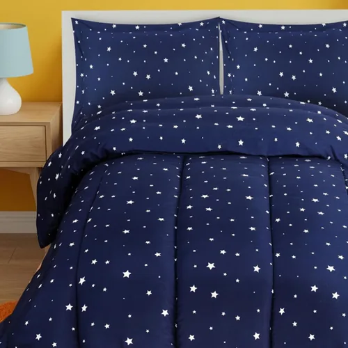 Vista 13 de Utopia Bedding - Juego de edredón de unicornio para todas las estaciones con 2 fundas de almohada, juego de cama de 3 piezas de microfibra cepillada
