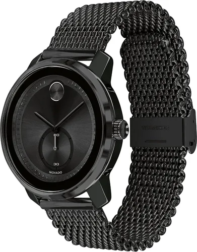 Vista 2 de Movado Bold Sport Swiss Qtz - Reloj casual de acero inoxidable y malla para hombre color negro modelo 3600767 Negro - Reloj de cuarzo