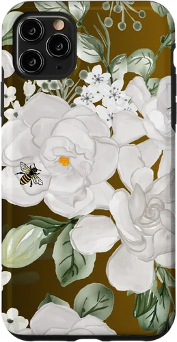 Vista 13 de Funda para iPhone 16 White Gardenia's Nectar Flowing Over