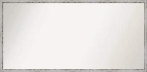 Vista 17 de Amanti Art Espejo de baño blanco para sobre el fregadero, 22 x 45 pulgadas, espejo de tocador rectangular blanco Lucie, marco de madera moderno