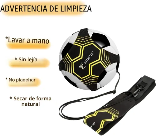 Vista 7 de Entrenador de fútbol/voleibol/rugby, patada y lanzamiento de fútbol, ayuda de entrenamiento para práctica en solitario, control de habilidades