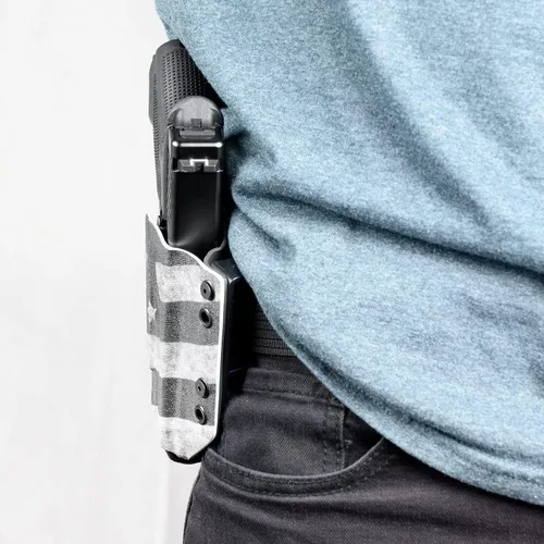 Vista 3 de R&R Holsters: Funda de pistola color negro OWB Kydex., derecha mano
