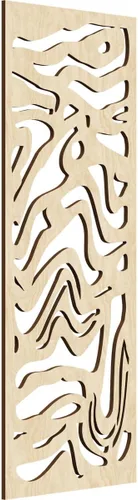 Vista 19 de 9 3/8"W x 24 3/8"H x 1/4"T Northfield Decorativos Paneles de Pared de Madera Calado, Abedul
