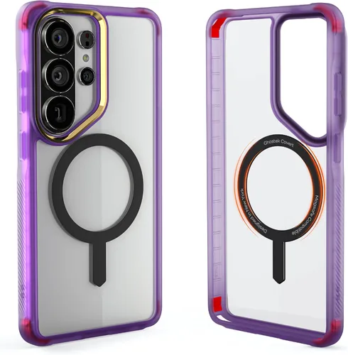 Vista 109 de Ghostek COVERT - Funda rosa para Galaxy Z Flip 4 para mujeres y niñas, protección completa de bisagra y parte trasera transparente, duradera