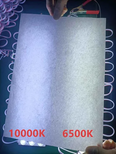 Vista 2 de Módulo LED DC12V blanco frío 10000K 1.32W módulo de luz de tira con fuente de alimentación