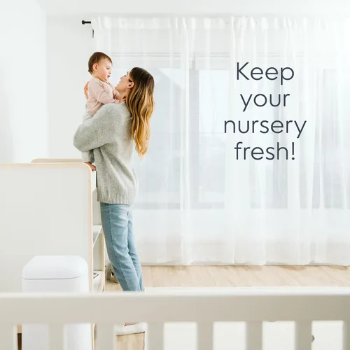 Vista 10 de Diaper Genie Recarga fácil de enrollar 30 bolsas por recambio Capacidad para hasta 1410 pañales para recién nacidos Control de olores Bolsas