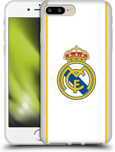 Vista 75 de Head Case Designs Funda de gel con licencia oficial del Real Madrid CF azul [protección de grado militar] compatible con Apple iPhone 7 Plus/iPhone