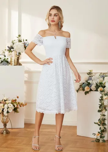 Vista 6 de GRACE KARIN Vestidos de invitada de boda para mujer, vestido de cóctel de verano 2023