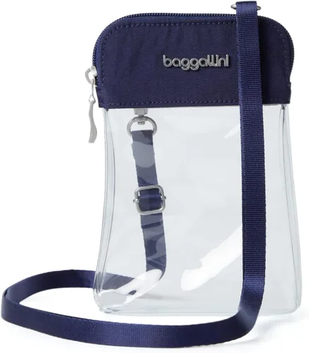 Vista 8 de Baggallini Bandolera Clear Explorer para mujer