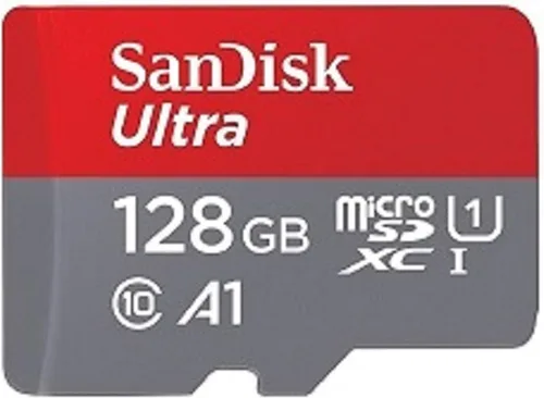 Vista 2 de SanDisk Ultra 128GB Micro tarjeta de memoria funciona con LG G8X ThinQ, LG v40 ThinQ, LG G7 ThinQ, LG V35 ThinQ teléfono celular