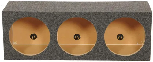 Vista 4 de Q Power HD12 12" sellado triple subwoofer de audio para coche caja de subgraves