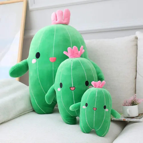 Vista 5 de AngelGift Muñeco de cactus grande y suave de peluche, animales de peluche de cactus, juguete de peluche, juguetes de peluche de cactus, el mejor
