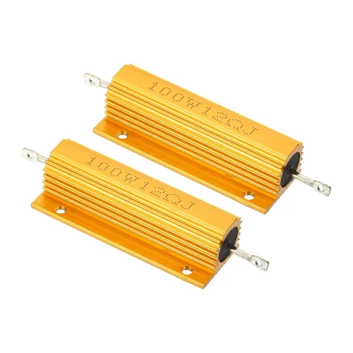 Vista 16 de PATIKIL 100 W 0,01 Ohm Resistencia con carcasa de aluminio, 2 paquetes de resistencias con carcasa de aluminio, resistencias bobinadas en caja