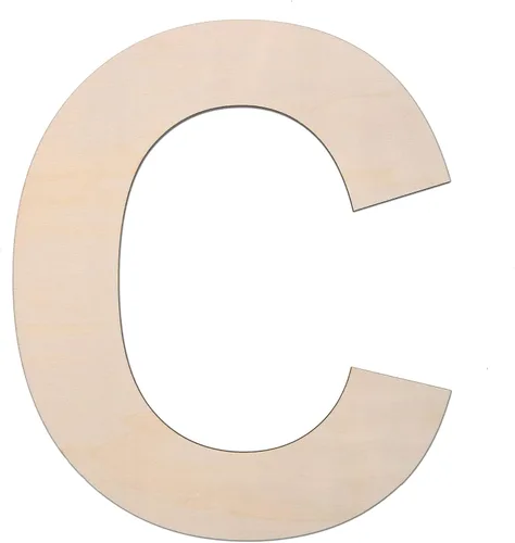 Vista 11 de Letra A de madera de 12 pulgadas, letra A de 1/4 de pulgada de grosor, grande de madera sin terminar para manualidades, decoración de pared del hogar