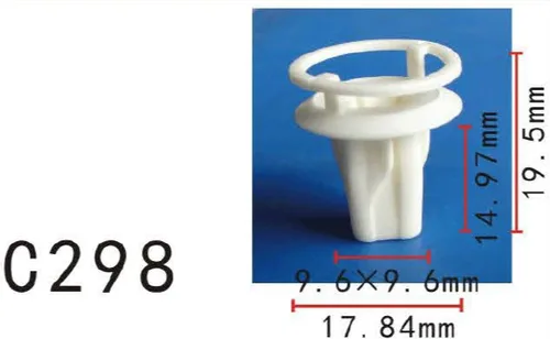 Vista 44 de Autobahn88 - Clip de remache tipo push-in para parachoques, compatible con Renault (OEM: 054000001R) (Paquete de 20)
