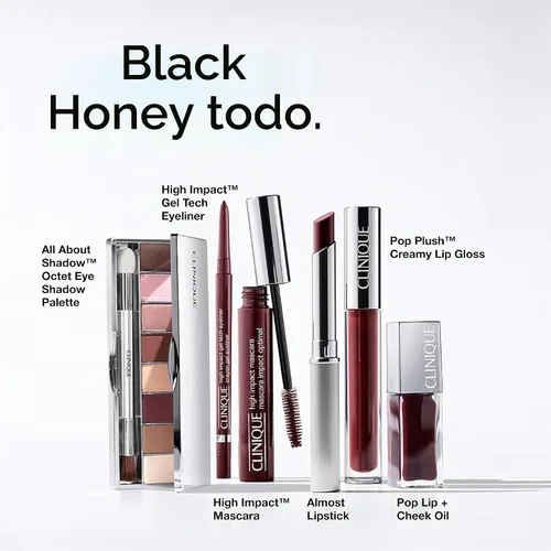 Vista 9 de Clinique High Impact Gel Tech Eyeliner Waterproof, Smudge Resistant + Safe For Sensitive Eyes AB Miel Negra