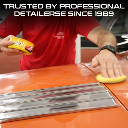 Vista 5 de Cera carnauba en pasta para automóviles – Formula 1, brillo superintenso, 12 onzas.