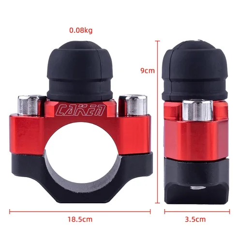 Vista 2 de CNC - Interruptor impermeable para motor de motocicleta ATV con botón de arranque, parada y apagado para motocicleta eléctrica, scooter, bicicleta