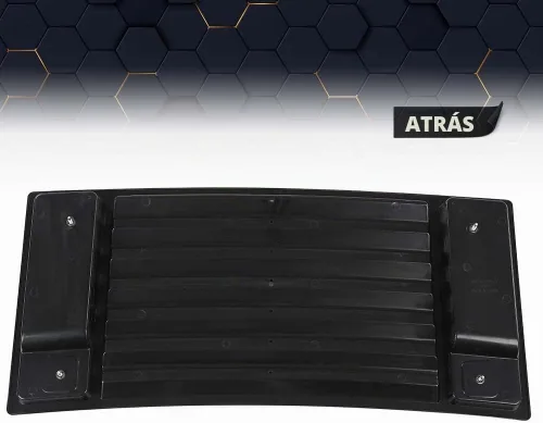 Vista 3 de PIT66 Rejilla de Capó Parrilla con Asas Compatible con Hummer H2 Base Pickup 2003-2007 15063080 25858920 25928163