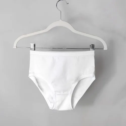 Vista 4 de Sihana Ropa interior de algodón para mujer, calzones de cintura media, cobertura completa, ropa interior de algodón para mujer (paquete de 6)