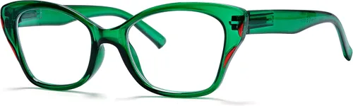 Vista 17 de Eyekepper Gafas de lectura de ojo de gato para mujeres de gran tamaño lectoras - negro