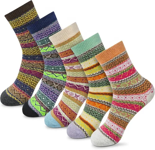 Vista 7 de MORECOO Socks for Women - Stocking Stuffers Gifts for Women A-multicolor 4