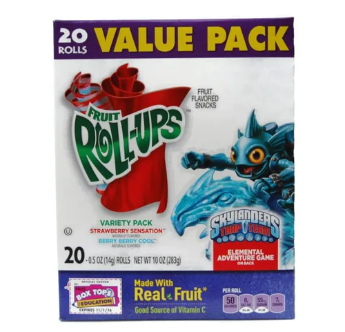 Vista 12 de Betty Crocker Rollo de frutas, Blastin' Berry Hot Colors, 0.5 onzas, 96