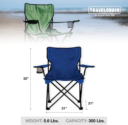 Vista 3 de Travel Chair Silla Rider C-Series, Normal, Azul Nuevo Azul (New Blue)