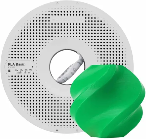 Vista 20 de Bambu Lab Filamento de ácido poliláctico mate para impresora 3D de 0.069 Bambú Verde (10501)
