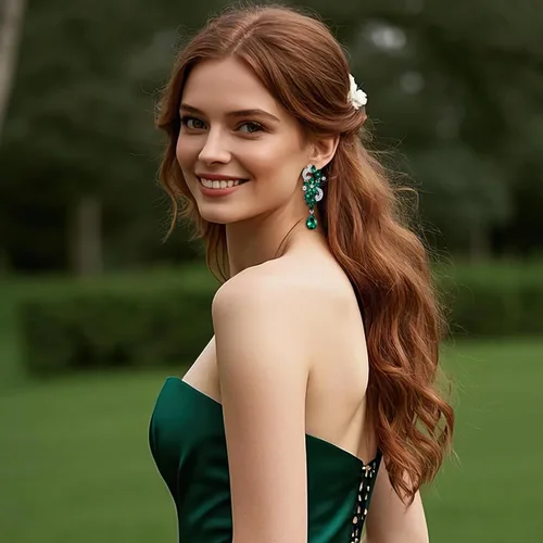 Vista 2 de BriLove - aretes colgantes bohemios con flores de cristal para novia