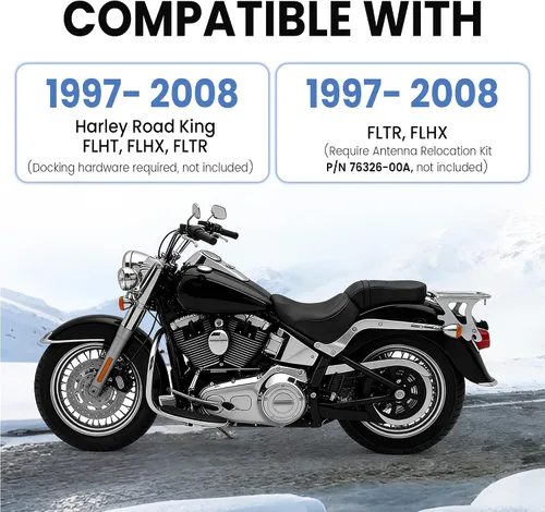 Vista 2 de ECOTRIC Caja de almacenamiento de equipaje desmontable de dos ruedas para motocicleta, con kit de herramientas de acoplamiento compatible con Harley