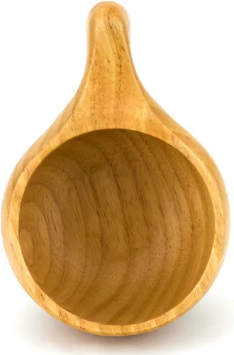 Vista 3 de Bamber Taza de café de madera de la novedad de las tazas reutilizables decorativas de la taza